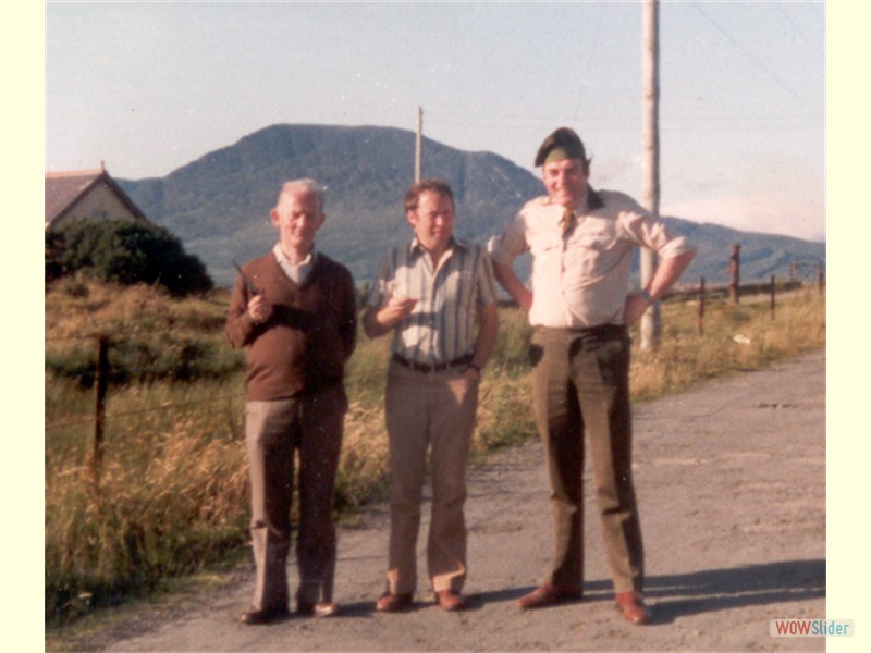 Annual Training - Bere Island 1981 (Tom Davis, Eddie McNulty, Vinnie May)
